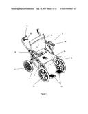 REAR STEER PORTABLE WHEELCHAIR diagram and image