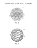 GOLF BALLS HAVING A MULTI-LAYERED CORE WITH A THERMOSET RUBBER CENTER diagram and image
