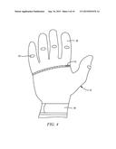 HAND-WORN ARTICLE WITH AN ANTI-SLIP SURFACE diagram and image