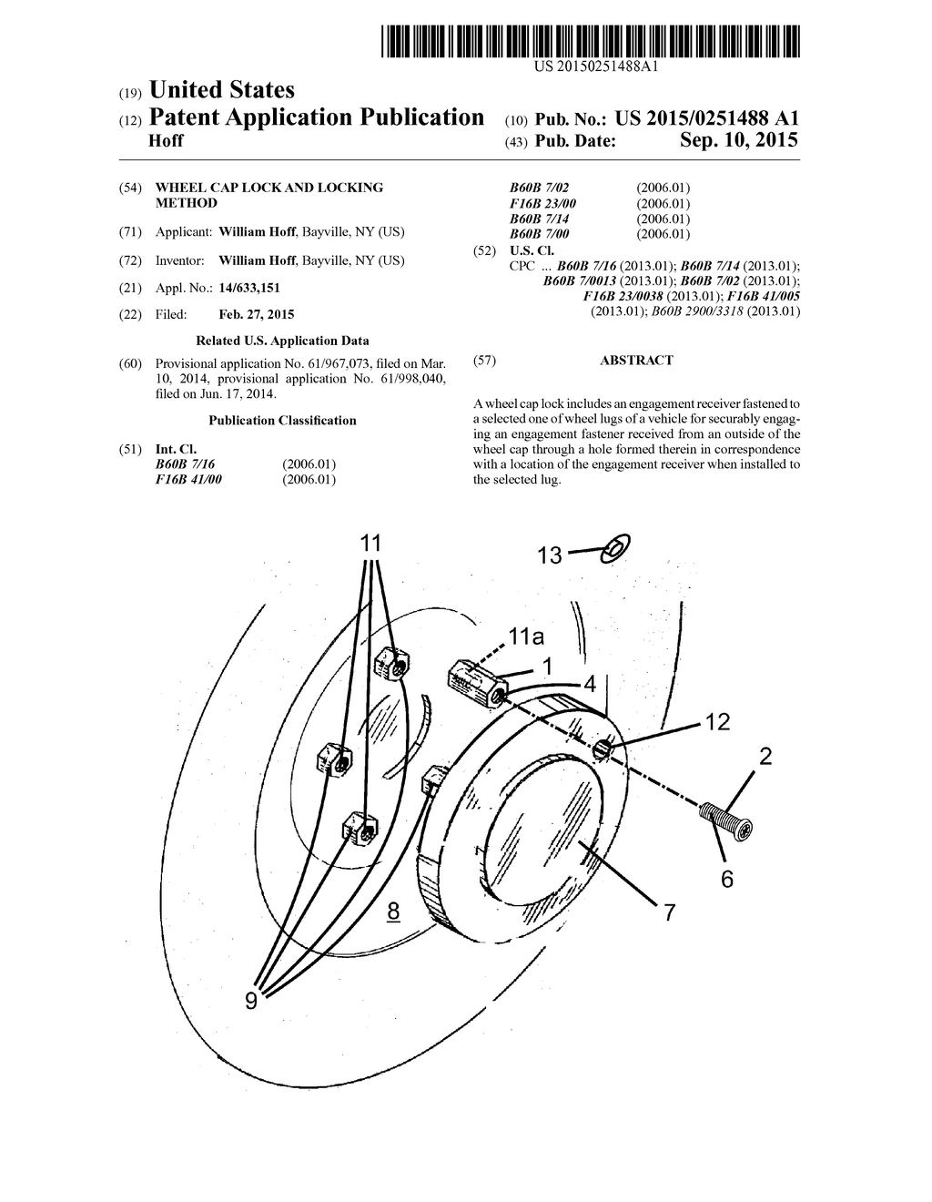 WHEEL CAP LOCK AND LOCKING METHOD - diagram, schematic, and image 01