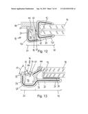 MOLDING ELEMENT FOR JOINING A PART TO A FIXED WINDOW PANE OF A VEHICLE diagram and image