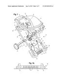 Folding Cart For Portable Grill diagram and image