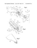 DEVICE FOR FOLDING A BLADE, A BLADE, AND AN AIRCRAFT diagram and image