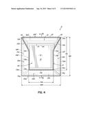 PRODUCT CONTAINER HAVING NARROWED WAIST PORTION diagram and image