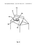 Closure with spring loaded tether docking diagram and image