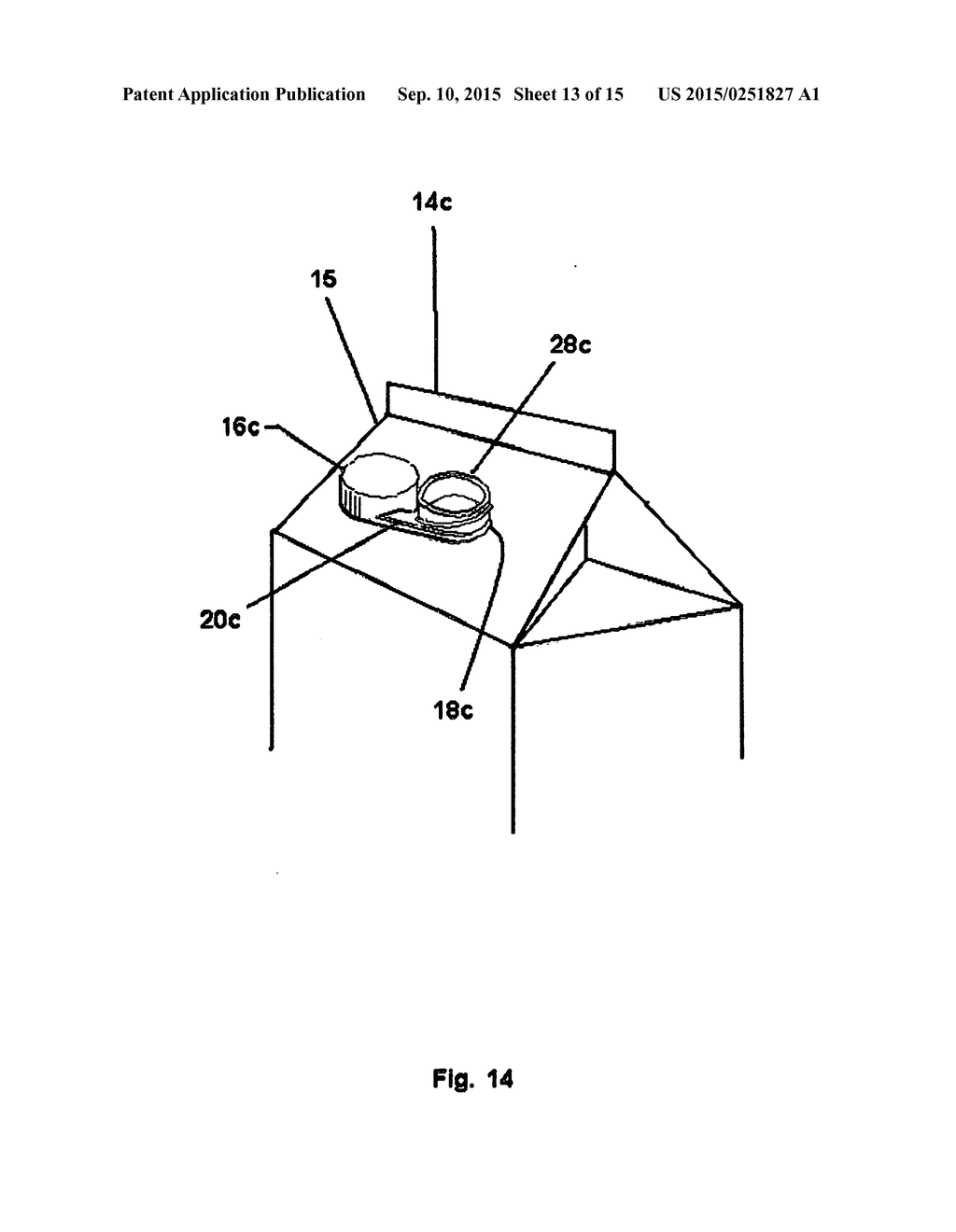 Closure with spring loaded tether docking - diagram, schematic, and image 14