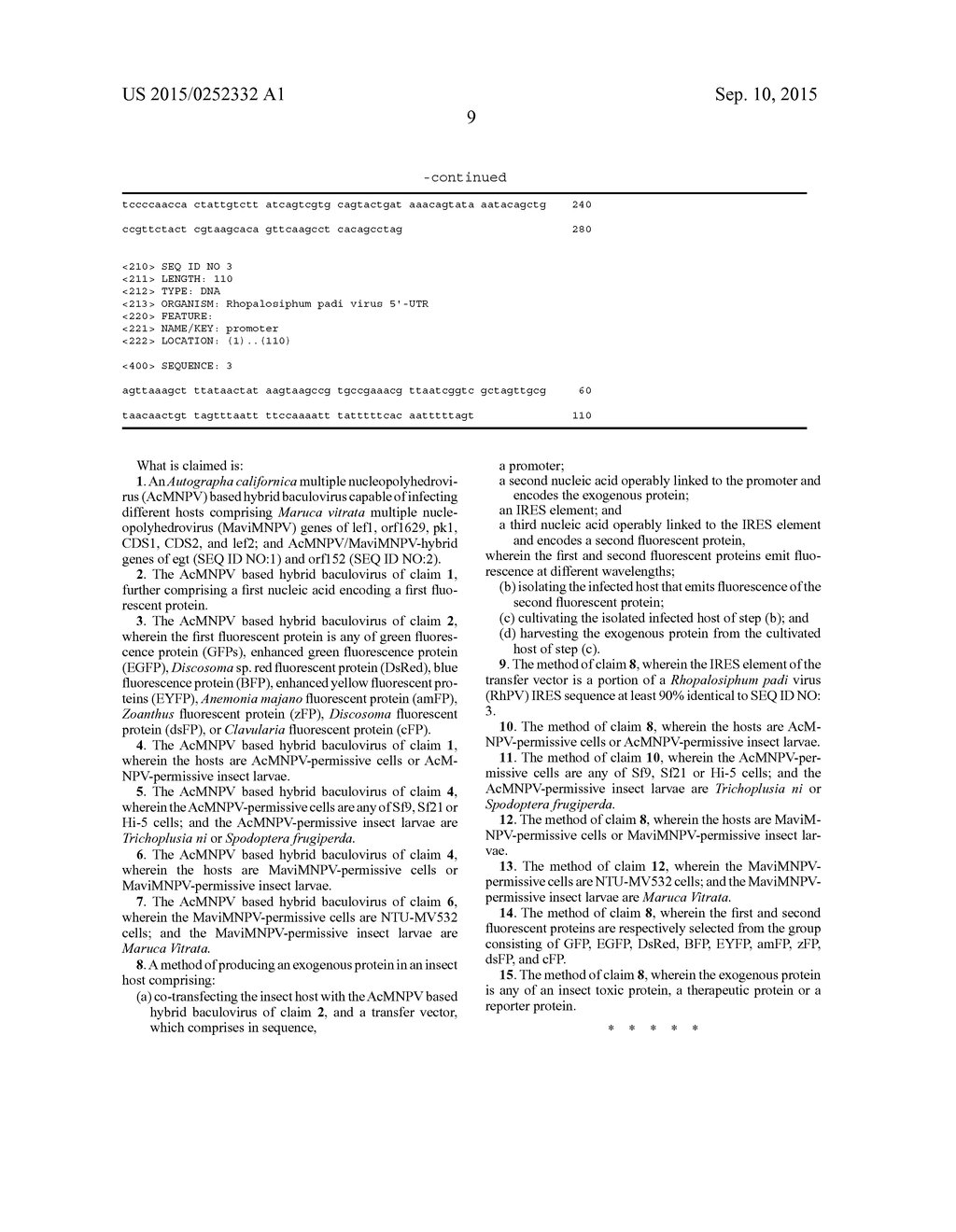 HYBRID BACULOVIRUS AND USES THEREOF - diagram, schematic, and image 15