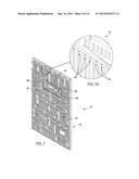 PANEL WITH COMPRESSIBLE PROJECTIONS AND MASONRY WALL SYSTEM INCLUDING THE     PANEL diagram and image