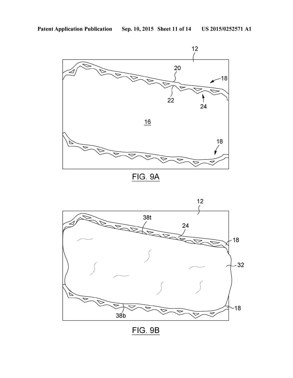 PANEL WITH COMPRESSIBLE PROJECTIONS AND MASONRY WALL SYSTEM INCLUDING THE     PANEL - diagram, schematic, and image 12