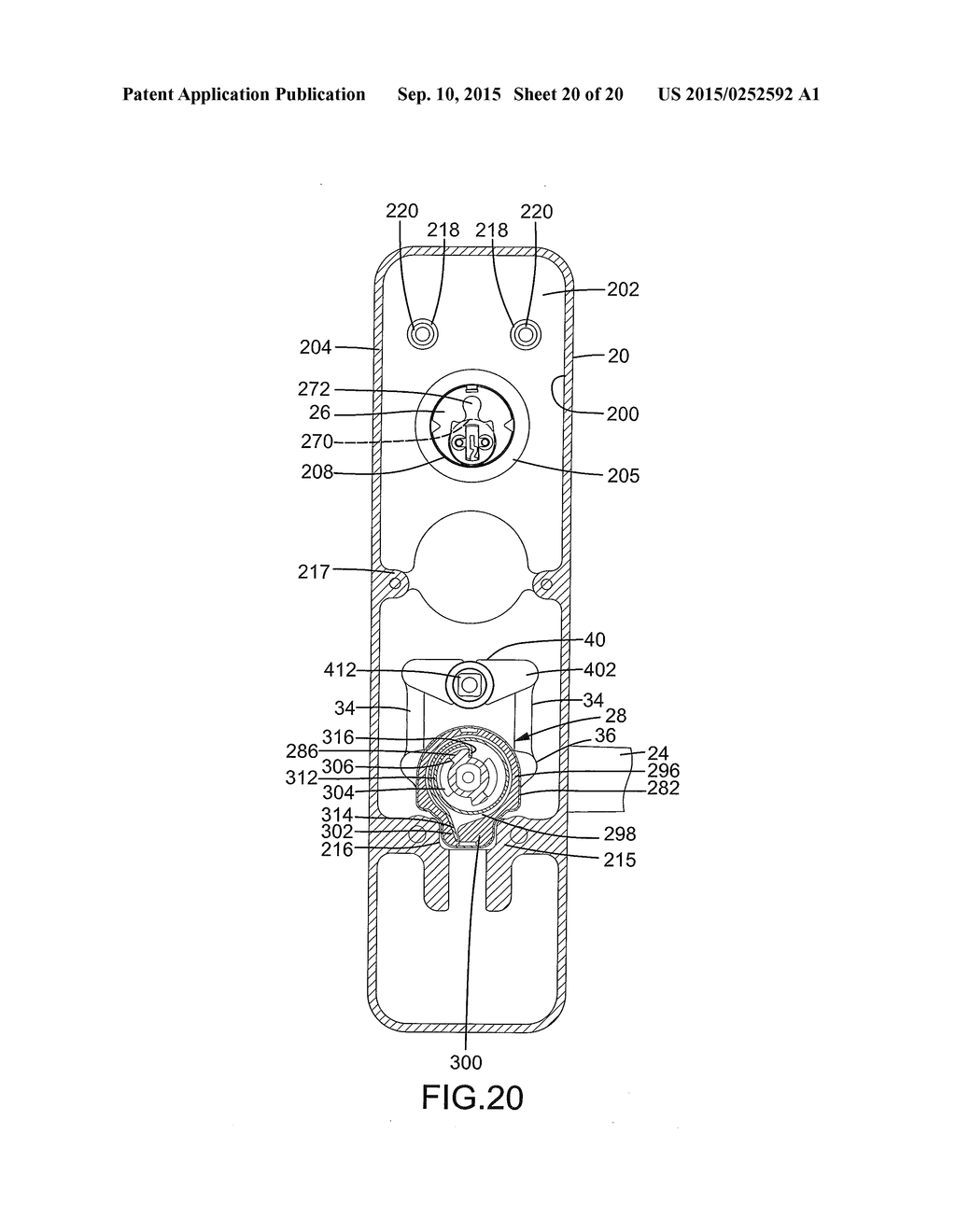 Panic Exit Door Lock with an Indication of a Locking State - diagram, schematic, and image 21