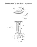 Piston Cooling Configuration Utilizing Lubricating Oil From Bearing     Reservoir In An Opposed-Piston Engine diagram and image