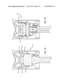 Piston Cooling Configuration Utilizing Lubricating Oil From Bearing     Reservoir In An Opposed-Piston Engine diagram and image