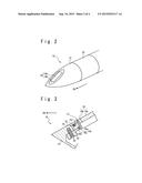 INSTALLATION STRUCTURE OF SEEKER WINDOW AND FLYING OBJECT WITH SEEKER     WINDOW diagram and image