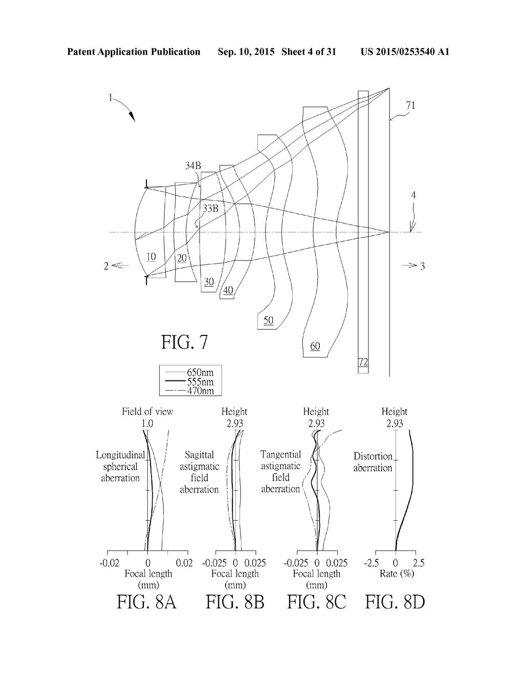 OPTICAL IMAGING LENS AND ELECTRONIC DEVICE COMPRISING THE SAME - diagram, schematic, and image 05