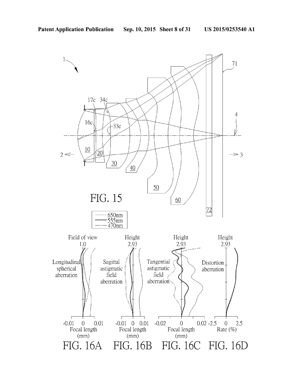 OPTICAL IMAGING LENS AND ELECTRONIC DEVICE COMPRISING THE SAME - diagram, schematic, and image 09