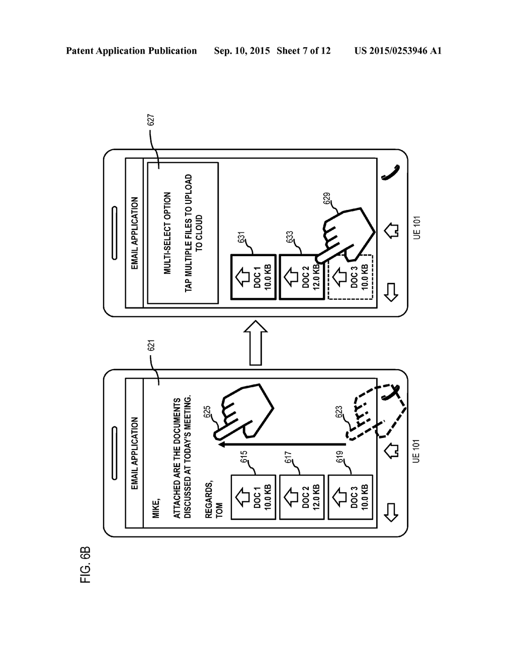 METHOD AND APPARATUS FOR TRANSFERRING FILES BASED ON USER INTERACTION - diagram, schematic, and image 08