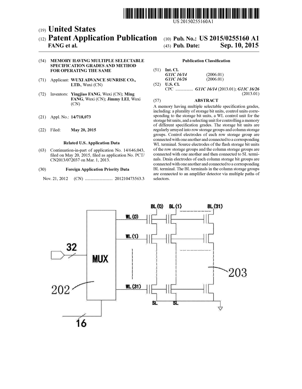 MEMORY HAVING MULTIPLE SELECTABLE SPECIFICATION GRADES AND METHOD FOR     OPERATING THE SAME - diagram, schematic, and image 01