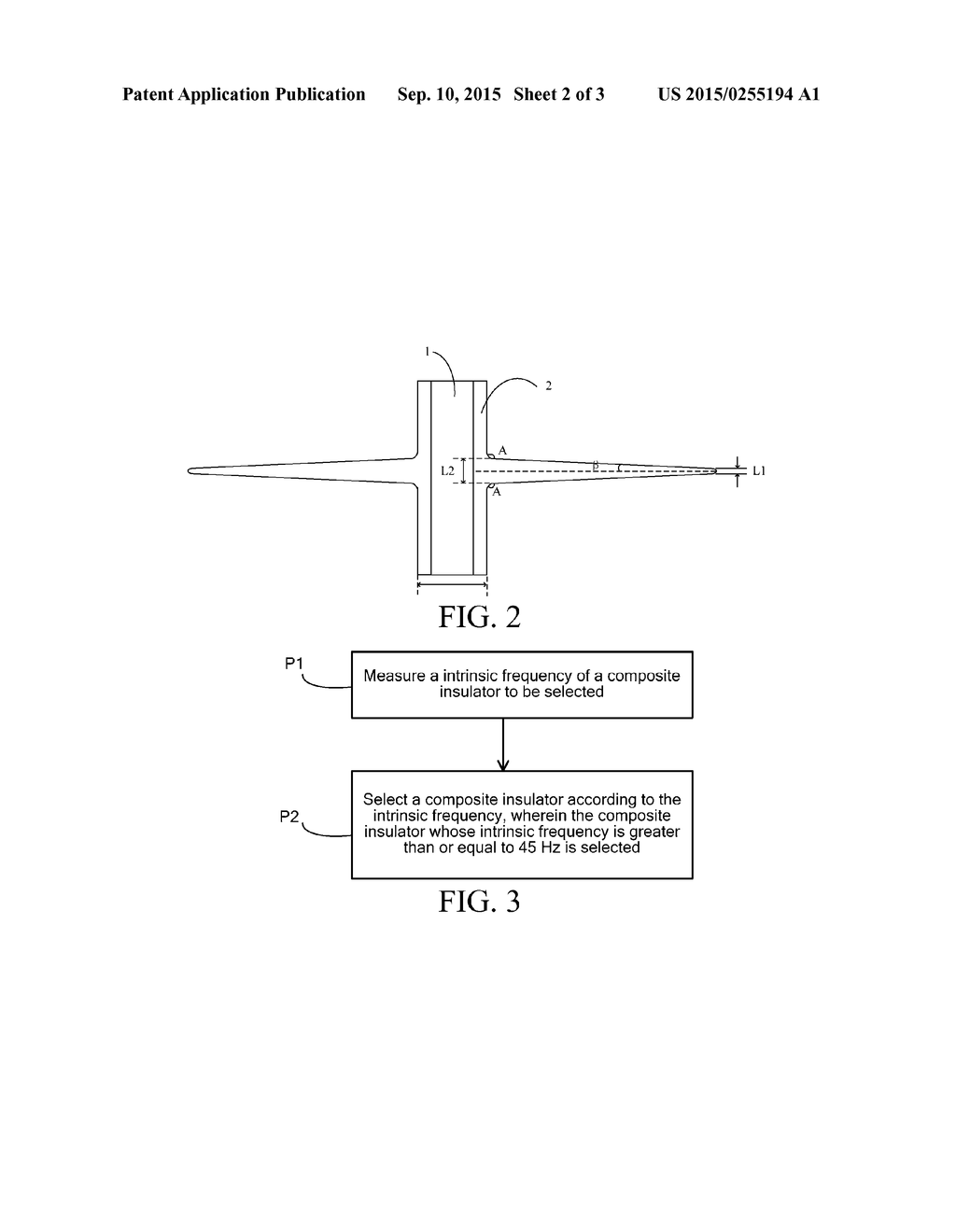 SELECTION METHOD FOR STRONG WIND REGION COMPOSITE INSULATOR BASED ON     INTRINSIC FREQUENCY, AND COMPOSITE INSULATOR - diagram, schematic, and image 03