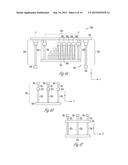 APPARATUSES INCLUDING MEMORY ARRAYS WITH SOURCE CONTACTS ADJACENT EDGES OF     SOURCES diagram and image