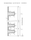 HIGH DENSITY MOSFET ARRAY WITH SELF-ALIGNED CONTACTS ENHANCEMENT PLUG AND     METHOD diagram and image