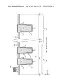 HIGH DENSITY MOSFET ARRAY WITH SELF-ALIGNED CONTACTS ENHANCEMENT PLUG AND     METHOD diagram and image