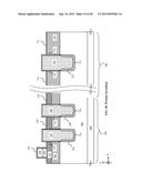 HIGH DENSITY MOSFET ARRAY WITH SELF-ALIGNED CONTACTS ENHANCEMENT PLUG AND     METHOD diagram and image