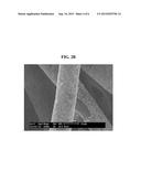 CARBON FELT IMPREGNATED WITH INORGANIC PARTICLES AND METHOD FOR PRODUCING     THE SAME diagram and image