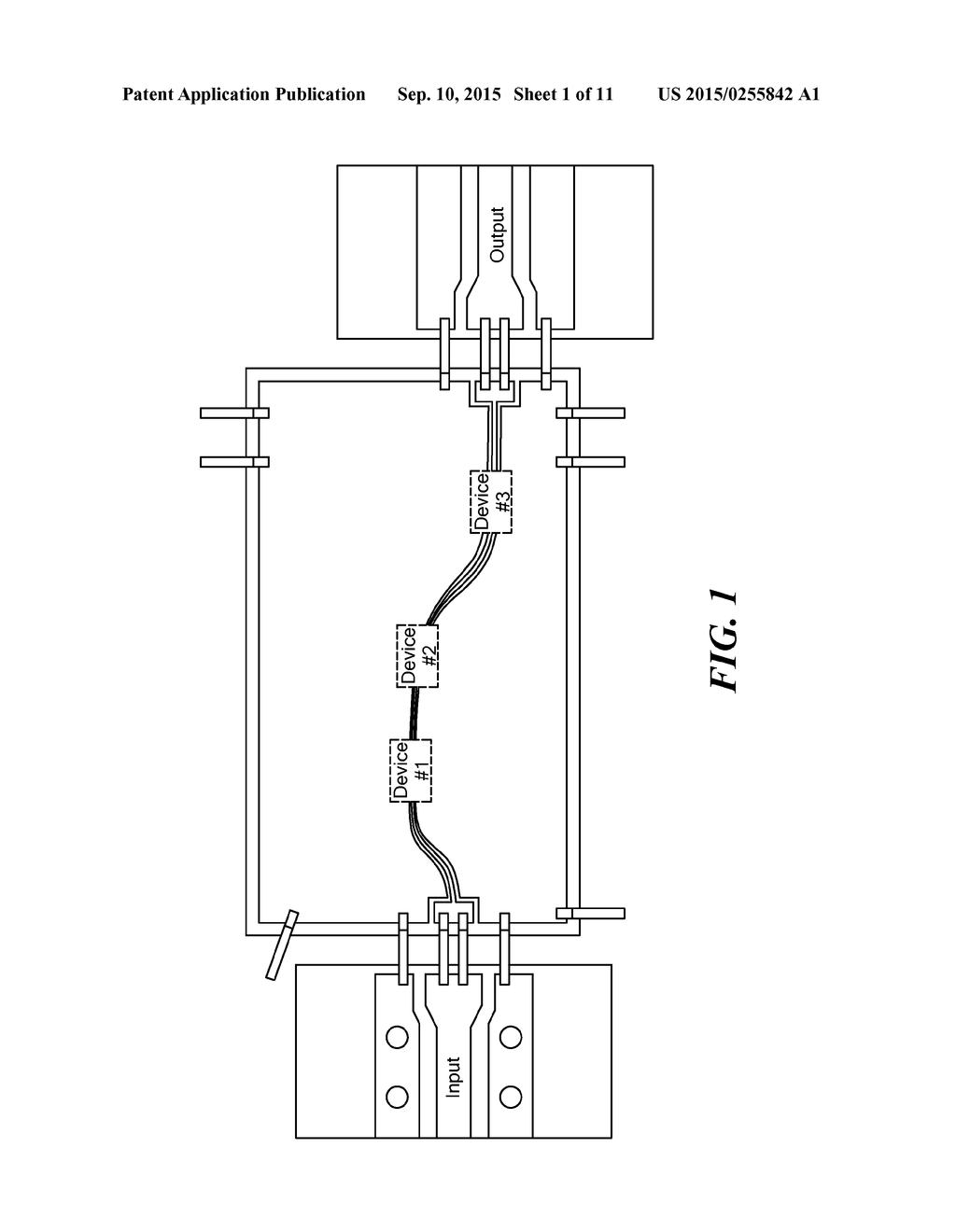 MICROWAVE COUPLING STRUCTURE FOR SUPPRESSING COMMON MODE SIGNALS WHILE     PASSING DIFFERENTIAL MODE SIGNALS BETWEEN A PAIR OF COPLANAR WAVEGUIDE     (CPW) TRANSMISSION LINES - diagram, schematic, and image 02