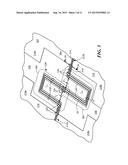 MICROWAVE COUPLING STRUCTURE FOR SUPPRESSING COMMON MODE SIGNALS WHILE     PASSING DIFFERENTIAL MODE SIGNALS BETWEEN A PAIR OF COPLANAR WAVEGUIDE     (CPW) TRANSMISSION LINES diagram and image