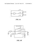 MICROWAVE COUPLING STRUCTURE FOR SUPPRESSING COMMON MODE SIGNALS WHILE     PASSING DIFFERENTIAL MODE SIGNALS BETWEEN A PAIR OF COPLANAR WAVEGUIDE     (CPW) TRANSMISSION LINES diagram and image