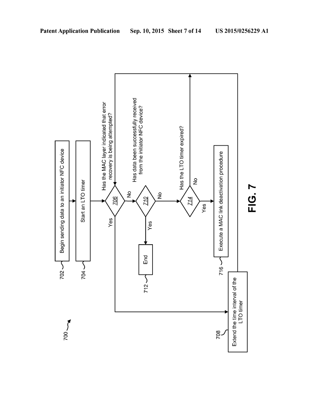 SYSTEMS AND METHODS FOR IMPROVING THE ROBUSTNESS OF AN NFC FORUM     PEER-TO-PEER LINK - diagram, schematic, and image 08