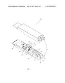 REPLACEABLE TRANSMITTING MODULE AND OPTICAL TRANSCEIVER HAVING THE SAME diagram and image