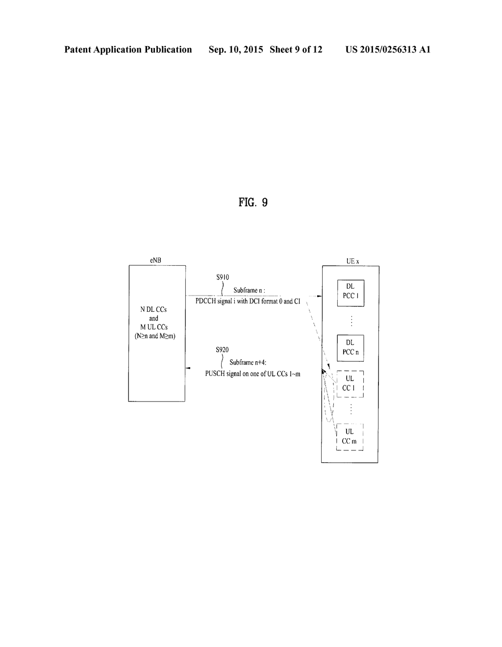 METHOD FOR APERIODIC FEEDBACK OF CHANNEL STATE INFORMATION IN A WIRELESS     ACCESS SYSTEM SUPPORTING MULTI-CARRIER AGGREGATION - diagram, schematic, and image 10