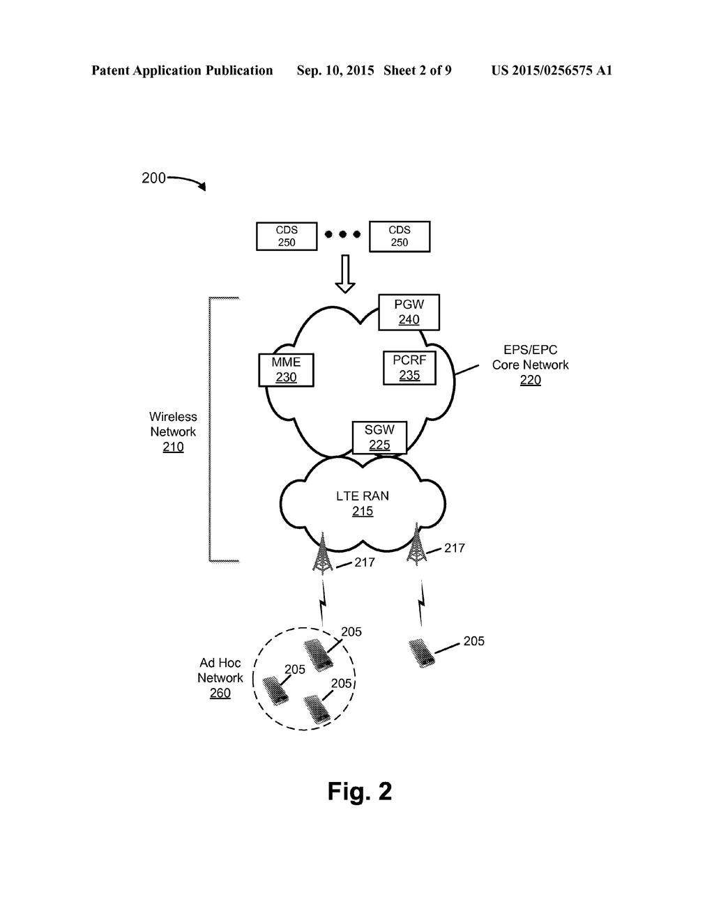 STREAMING CONTENT USING AD HOC NETWORKS OF USER DEVICES - diagram, schematic, and image 03