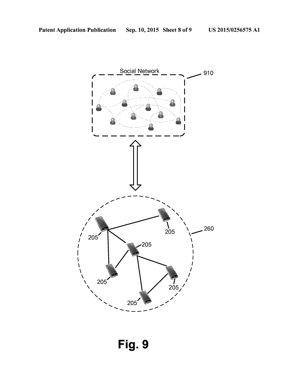 STREAMING CONTENT USING AD HOC NETWORKS OF USER DEVICES - diagram, schematic, and image 09