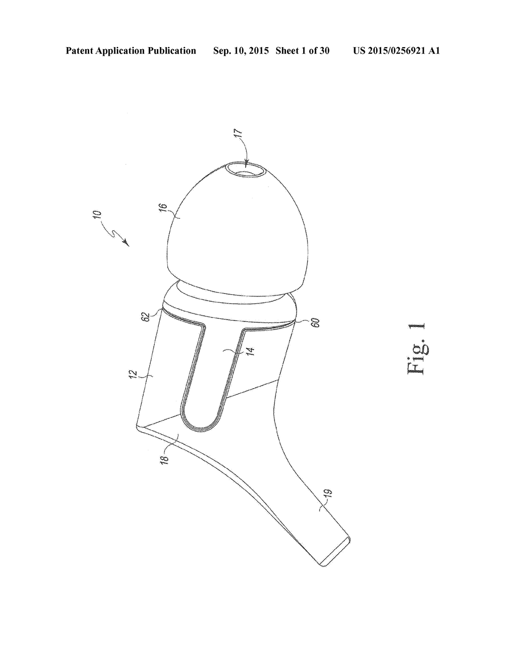 Oval Shaped In-Ear Headphone - diagram, schematic, and image 02