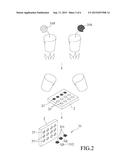 COSMETIC PALETTE ASSEMBLY AND METHOD OF MAKING THE SAME diagram and image