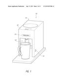 SINGLE-SERVE BEVERAGE PRODUCTION MACHINE diagram and image