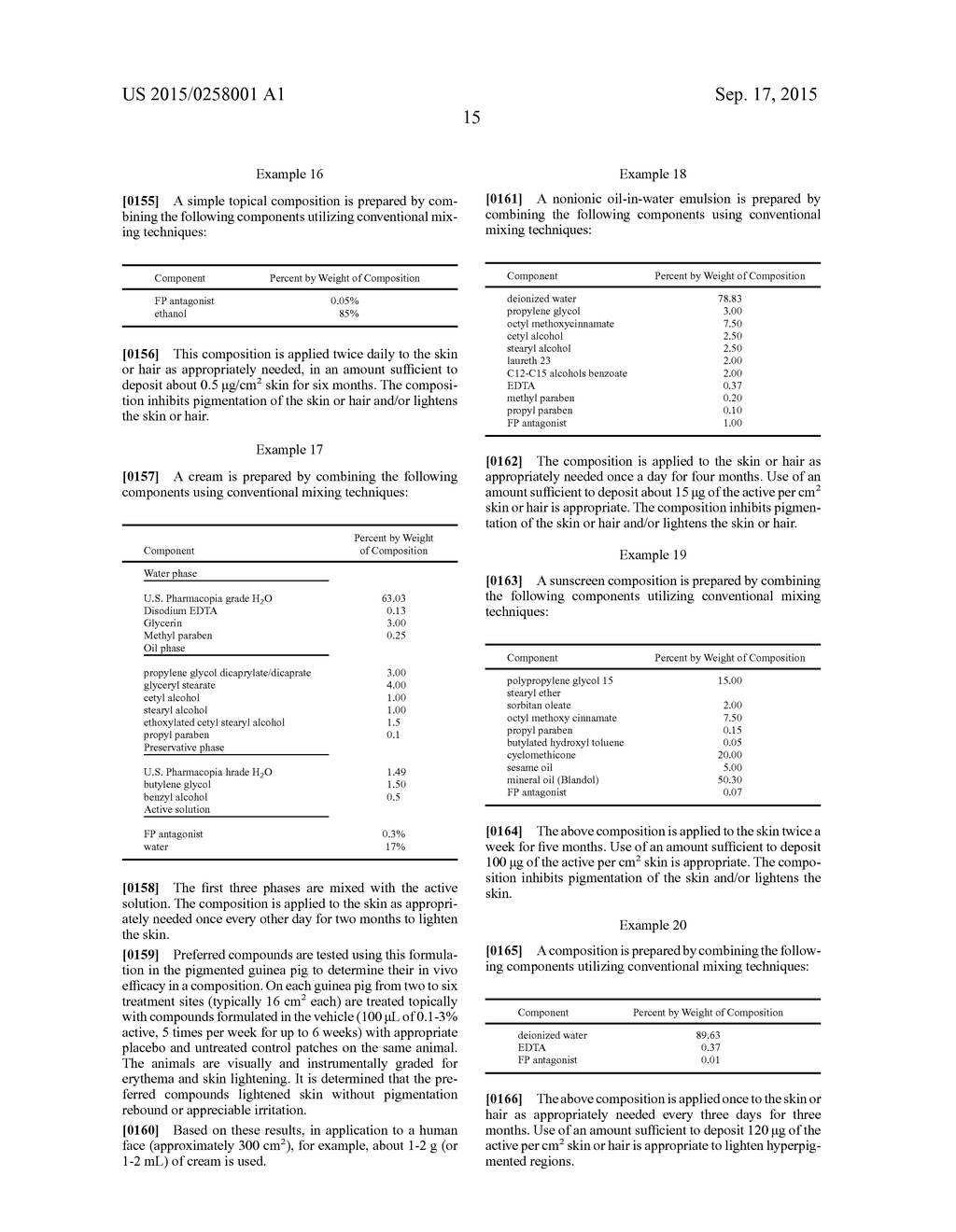 COMPOSITIONS AND METHODS FOR INHIBITING HAIR GROWTH - diagram, schematic, and image 17