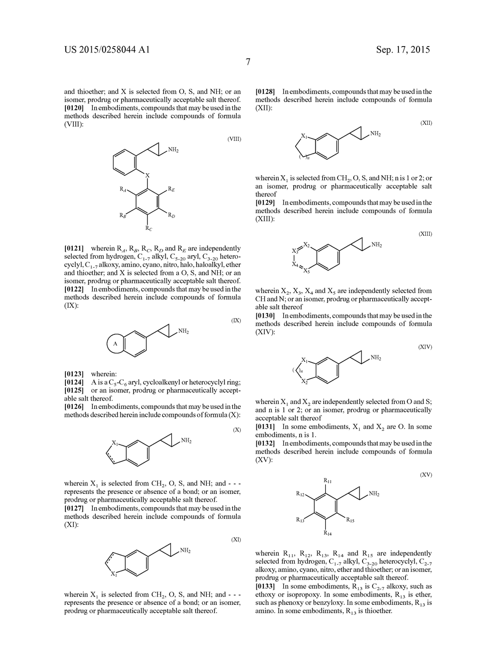 METHODS OF TREATMENT USING ARYLCYCLOPROPYLAMINE COMPOUNDS - diagram, schematic, and image 17