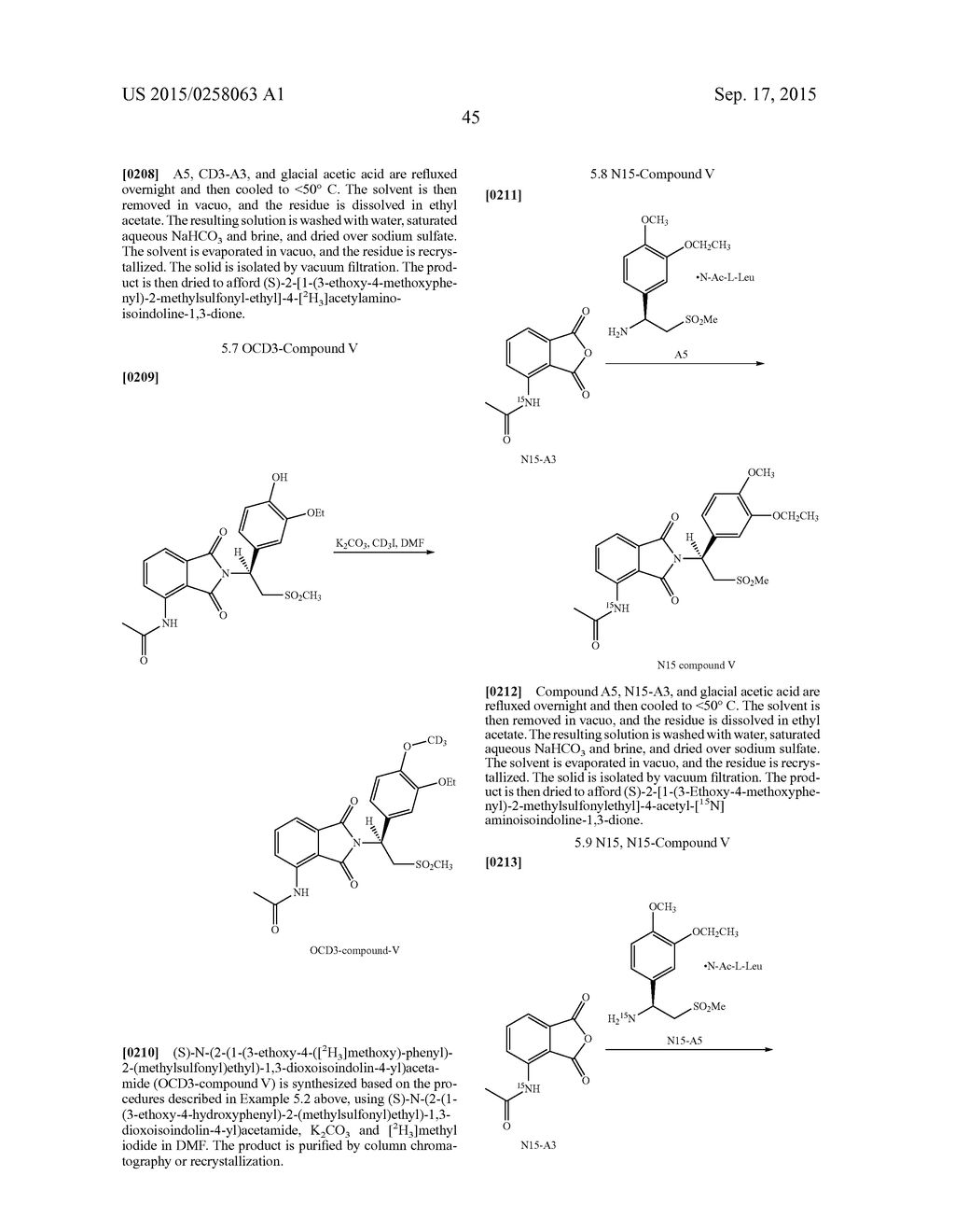 ISOTOPOLOGUES OF ISOINDOLE DERIVATIVES - diagram, schematic, and image 46