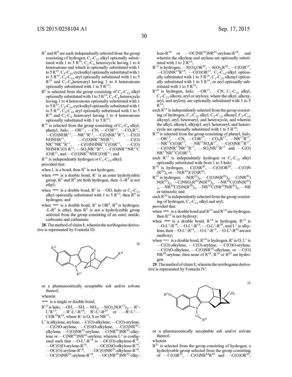 USE OF NORIBOGAINE FOR THE TREATMENT OF PAIN - diagram, schematic, and image 40