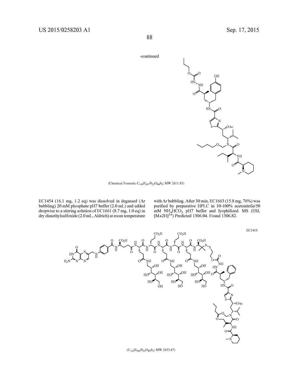 DRUG DELIVERY CONJUGATES CONTAINING UNNATURAL AMINO ACIDS AND METHODS FOR     USING - diagram, schematic, and image 111