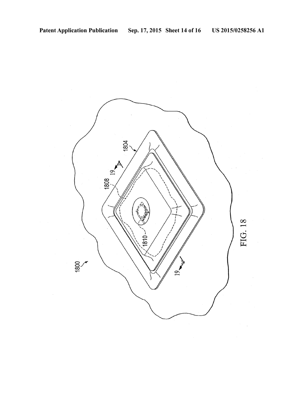 Dressing And Method For Applying Reduced Pressure To And Collecting And     Storing Fluid From A Tissue Site - diagram, schematic, and image 15