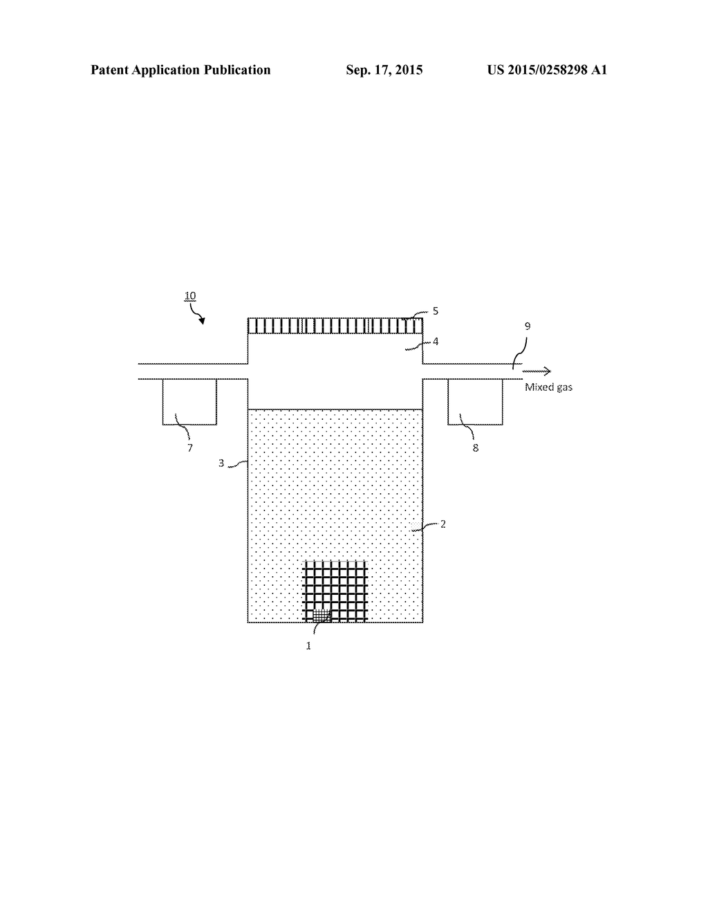 APPARATUS FOR SUPPLYING HIGH-CONCENTRATION HYDROGEN GAS FOR LIVING     ORGANISM - diagram, schematic, and image 02