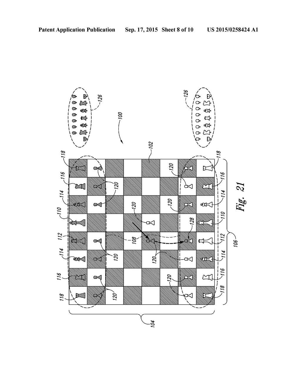 CHESS GAME VARIANT AND METHOD OF PLAYING THE SAME - diagram, schematic, and image 09