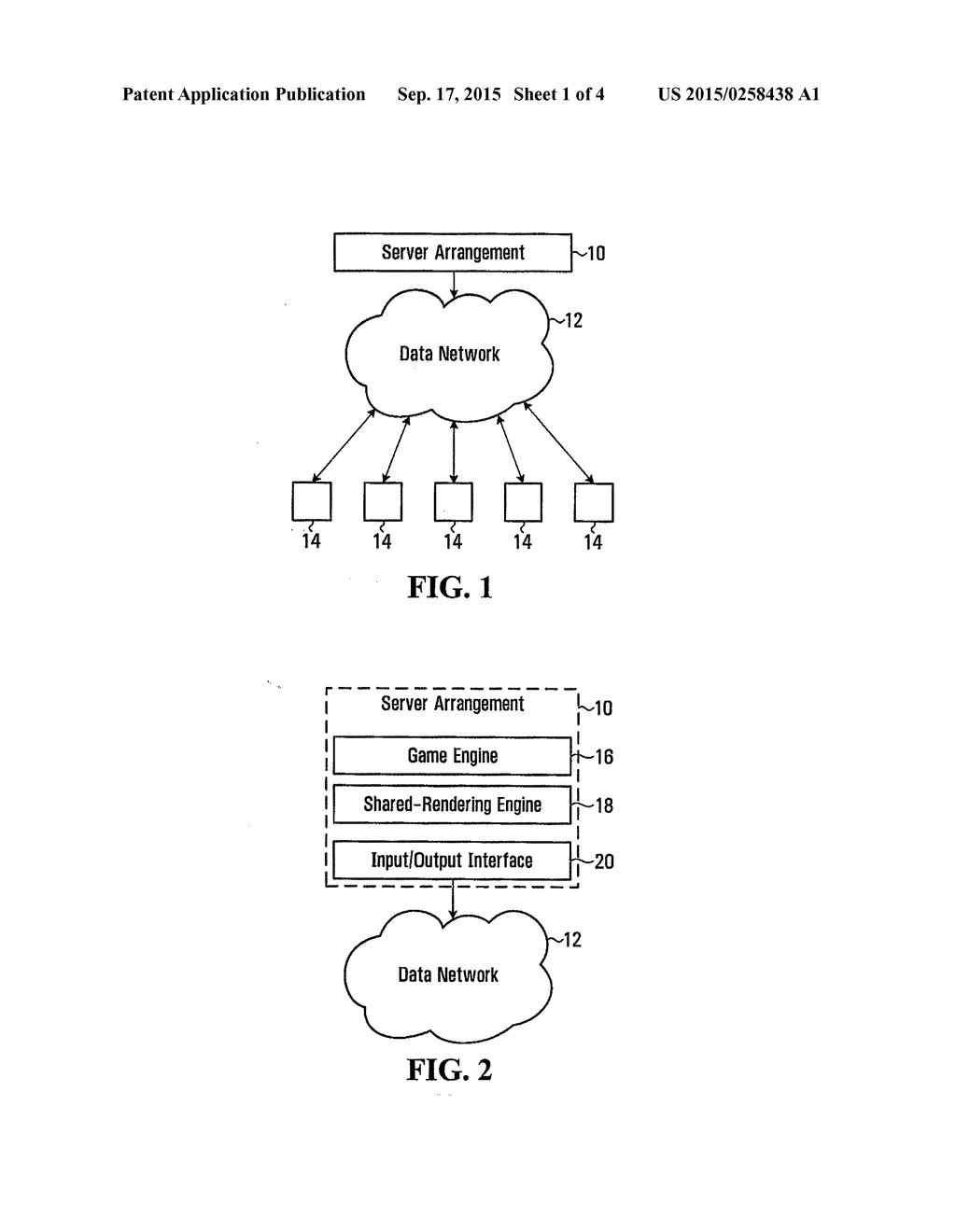 ONLINE GAME SERVER ARCHITECTURE USING SHARED RENDERING - diagram, schematic, and image 02