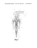 FOAM DISPENSER WITH REVERSIBLE VALVE diagram and image