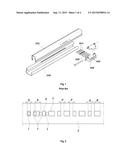 LOCKING DEVICE FOR VEHICLE SEAT RAIL diagram and image