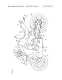 MOTORCYCLE POSITION LAMP ATTACHMENT STRUCTURE diagram and image